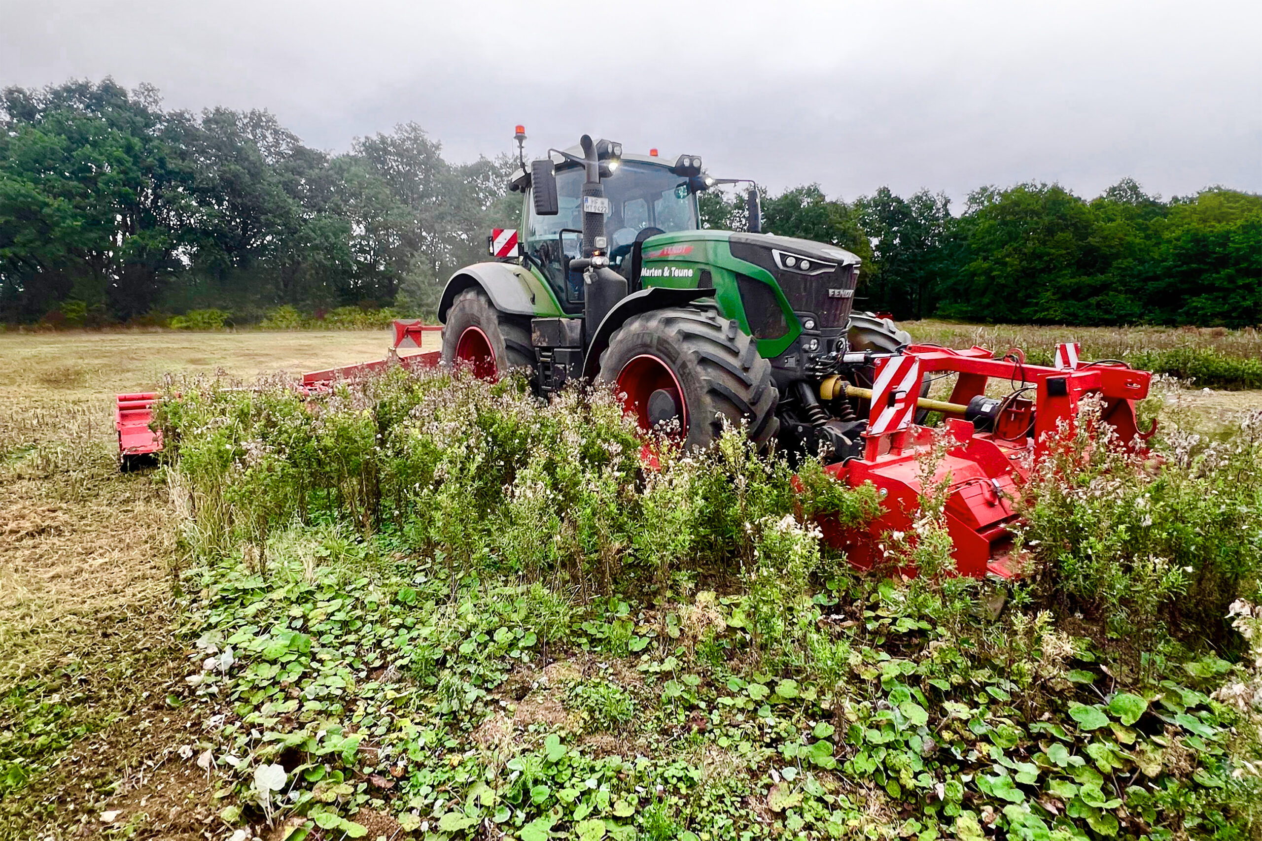 Pflügen mit Zwischenfruchteinssat in OWL durch Marten & Teune