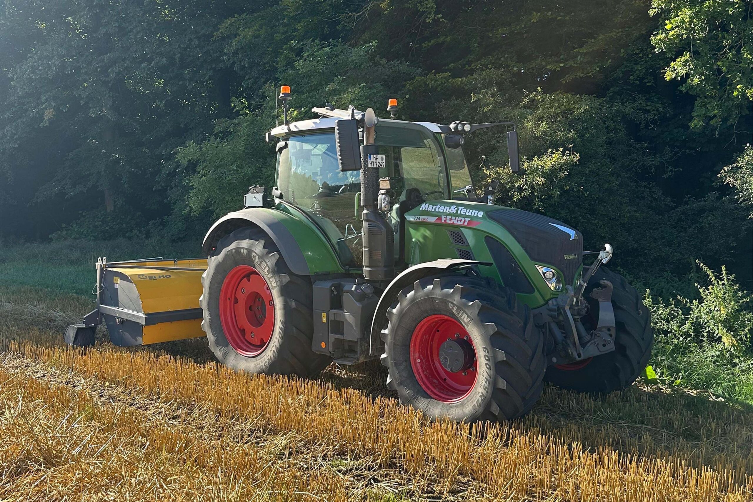 Marten und Teune, Stroh, Fendt, Elho