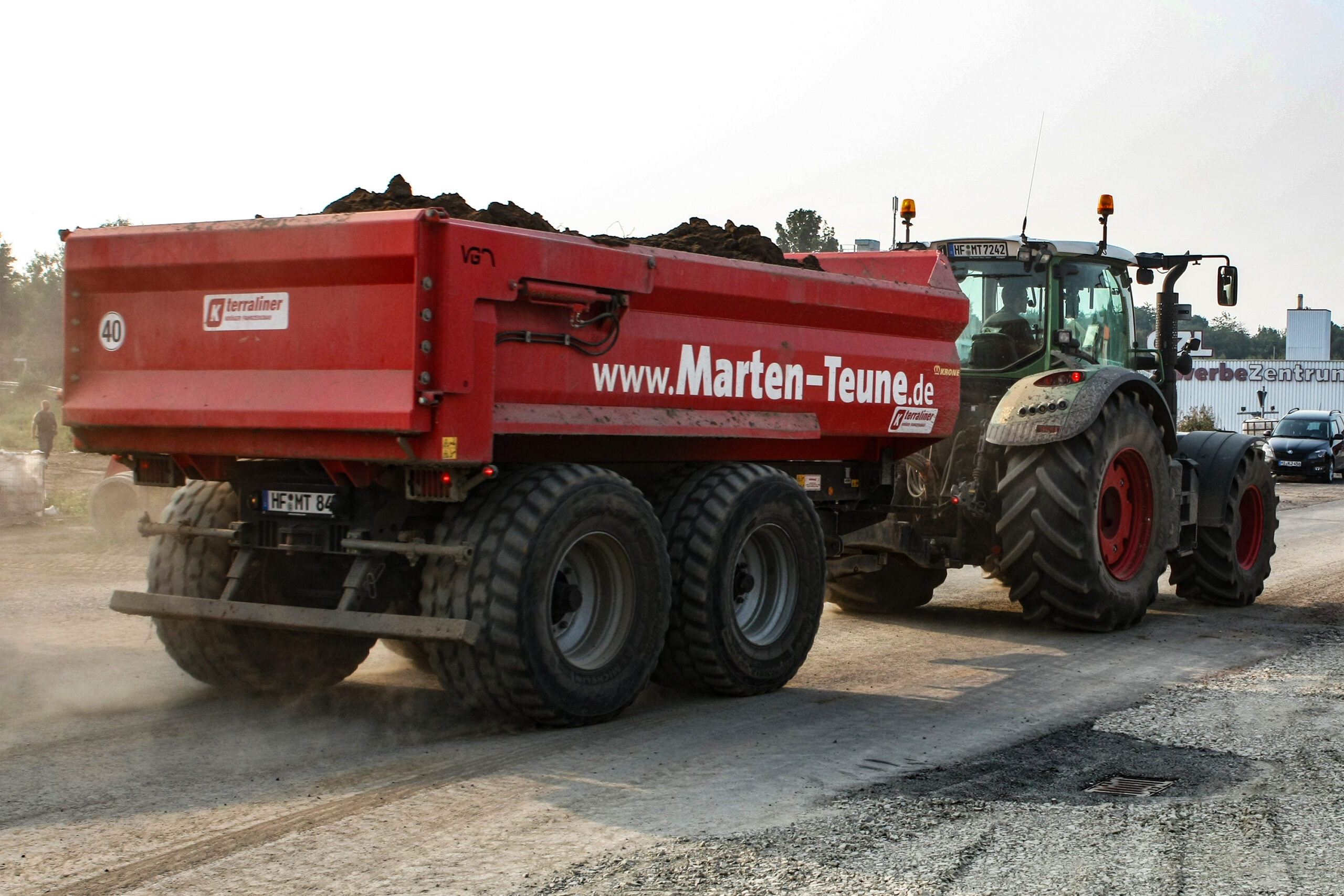 Marten und Teune, Transport, MAN, Dumper, Fendt